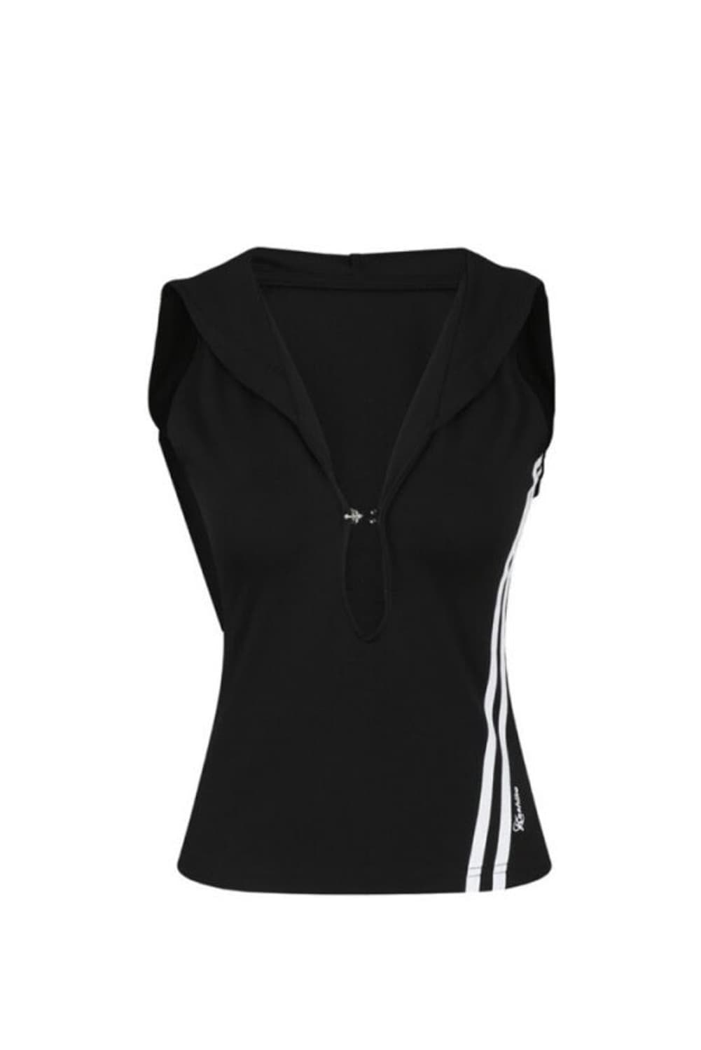 kashiko Track Hood Vest 상품이미지1