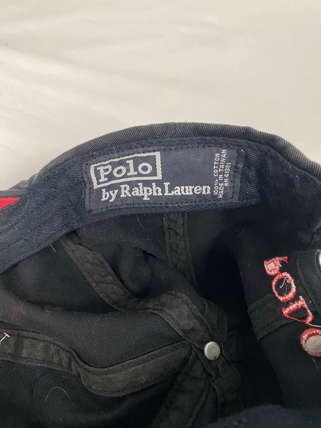 폴로 랄프로렌 블랙 볼캡 가죽 스트랩  상품이미지4