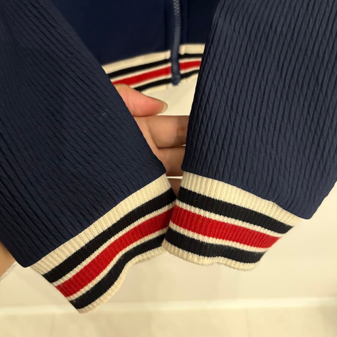 W.ANGLE 와이드앵글 블루종 점퍼 네이비 100 상품이미지5