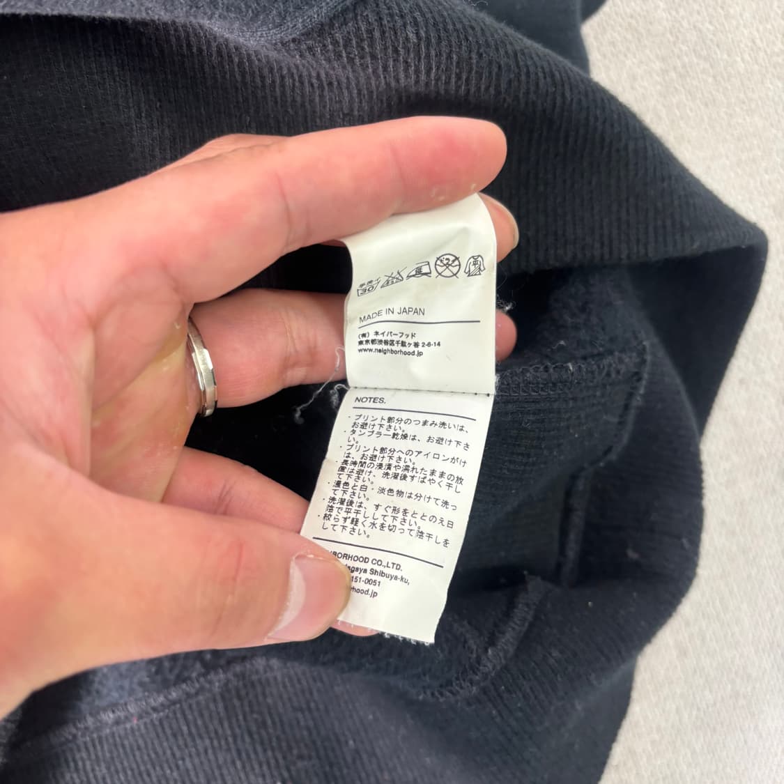 95 네이버후드 프린팅 빅로고 맨투맨  상품이미지6