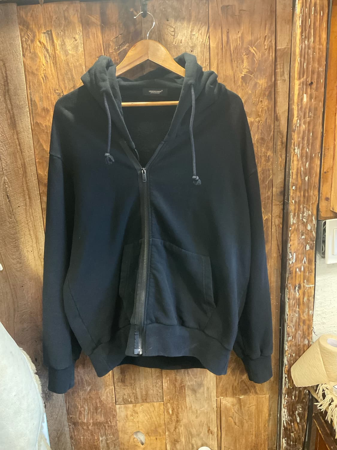 언더커버 비대칭 후드집업 상품이미지2