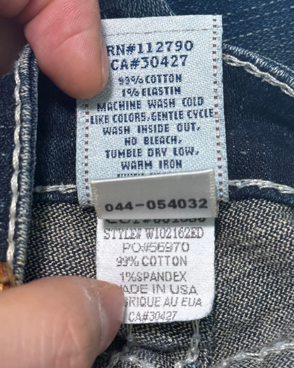 트루릴리젼 정품 조니 빅 티 일자핏 슬림핏 워싱 데님 스티치 25 스판 상품이미지6