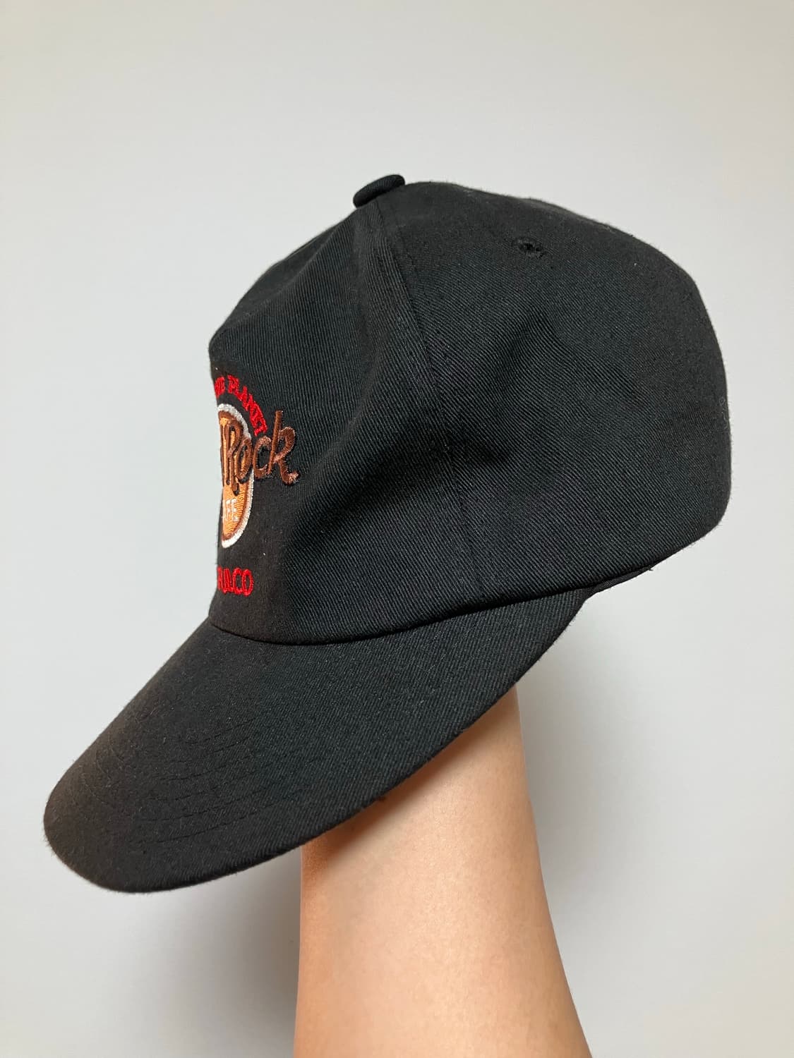 하드락카페 아카풀코 블랙 볼캡 6패널캡 모자 상품이미지2