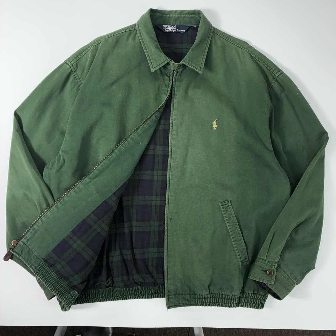 Polo  폴로 랄프로렌 자수 그린 스윙톱 자켓  상품이미지1