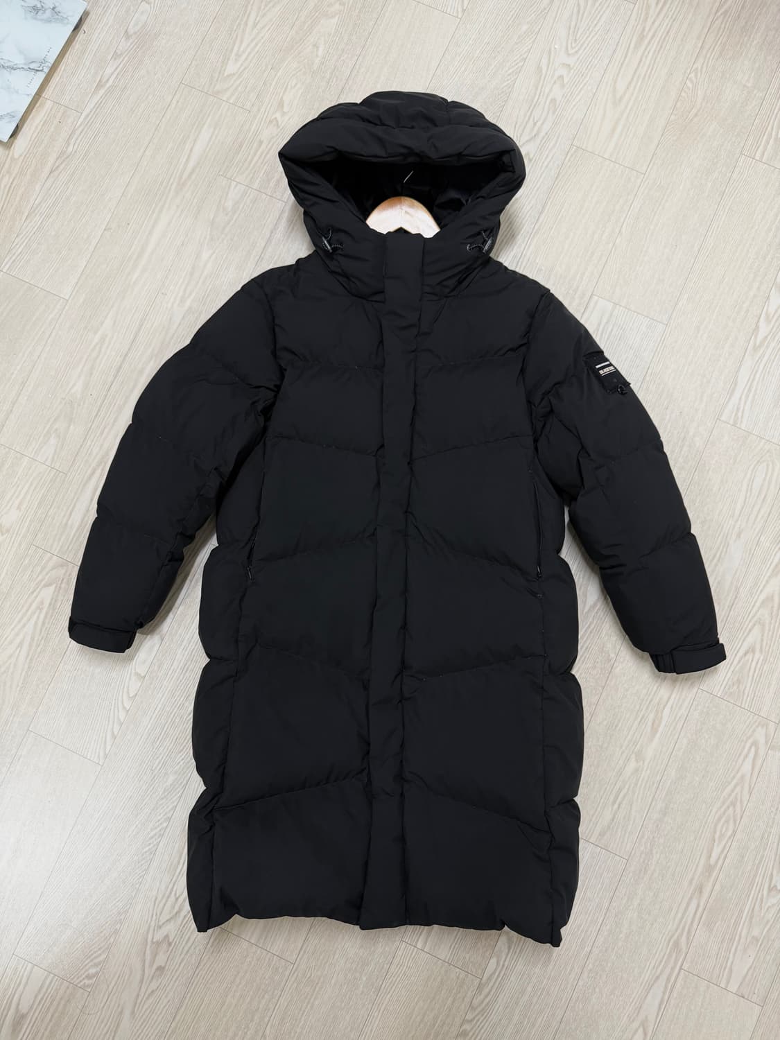 165 / 블랙야크 구스다운 롱패딩 블랙 상품이미지1