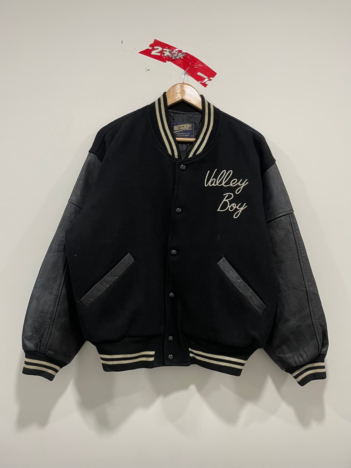 (빈티지)90‘s Hot Scoop 핫스쿱 울 바시티자켓 상품이미지4