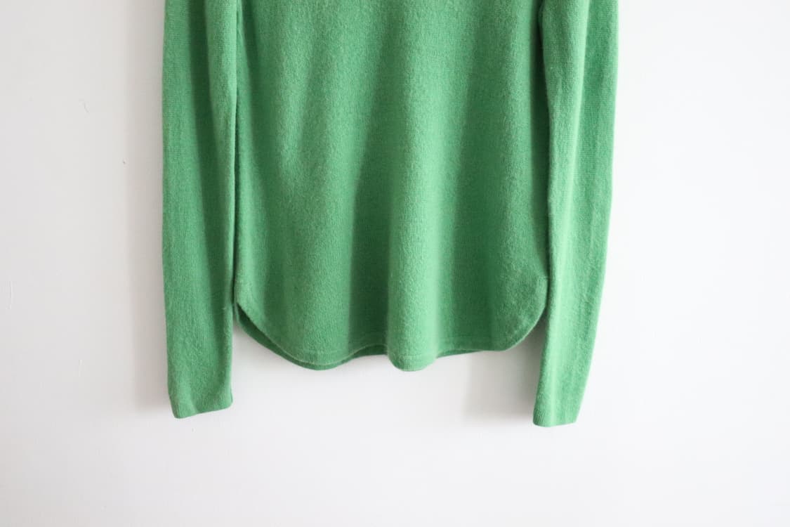 mon chou chou cashmere green knit 상품이미지5