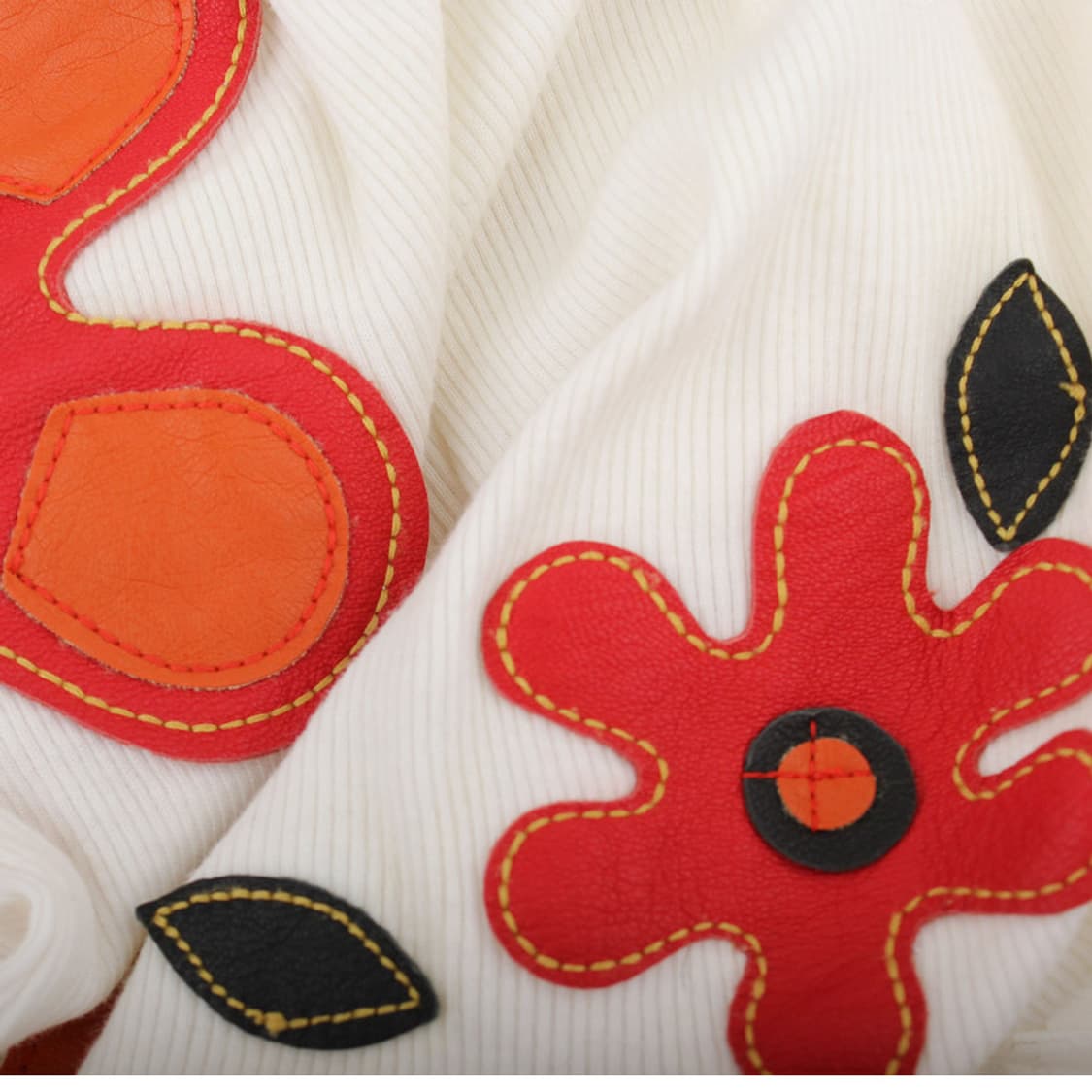 앨리스&올리비아 아이보리 골지 아플리케 민소매 상의 (55까지) 상품이미지6