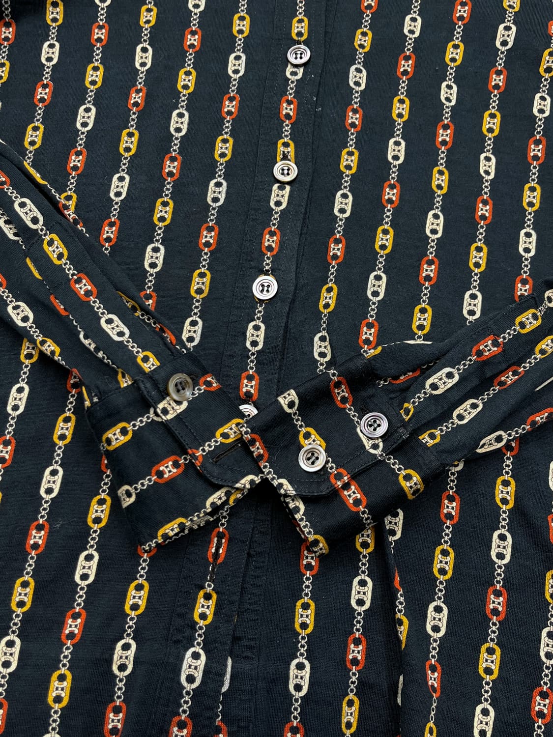 셀린느 80's 트리옹프 체인 로고 셔츠 상품이미지4