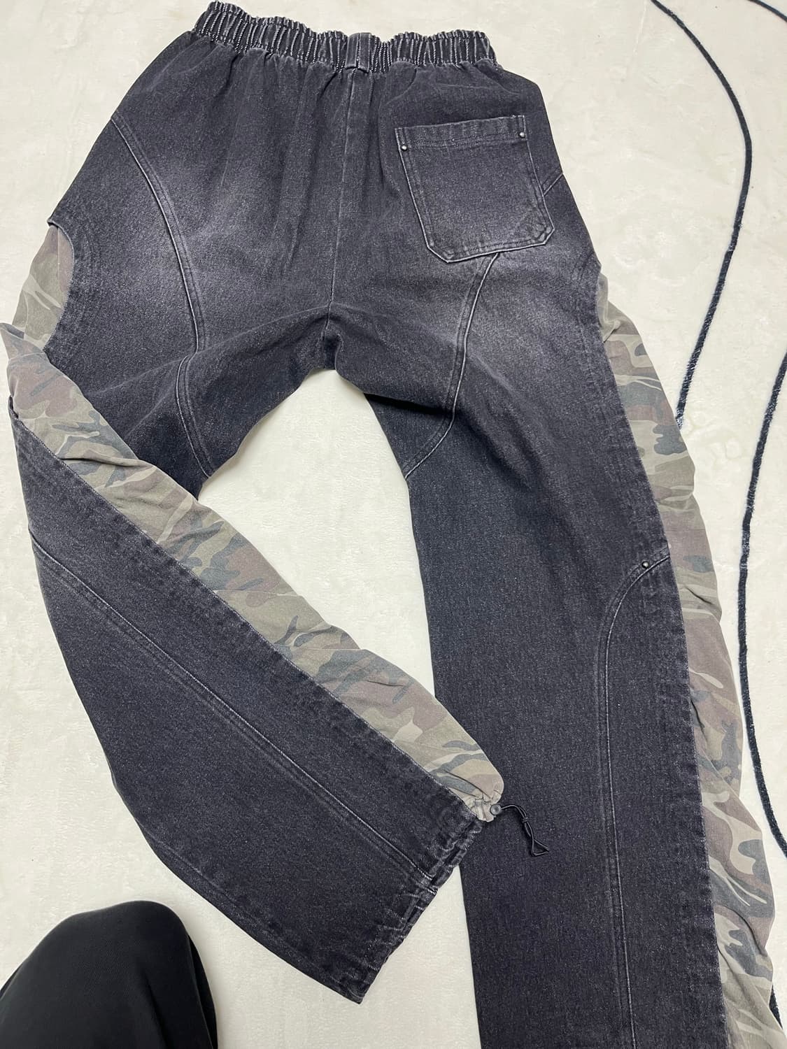 RSSC INCISION SIDE WRINKLE DENIM 2사이즈 상품이미지3