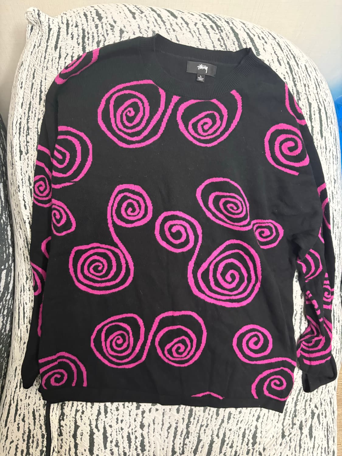 스투스 핸드드로운 니트 L 사이즈 상품이미지1