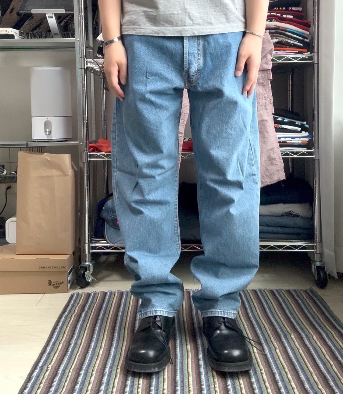 80s 올드 스투시 아카이브 데님 팬츠 상품이미지1