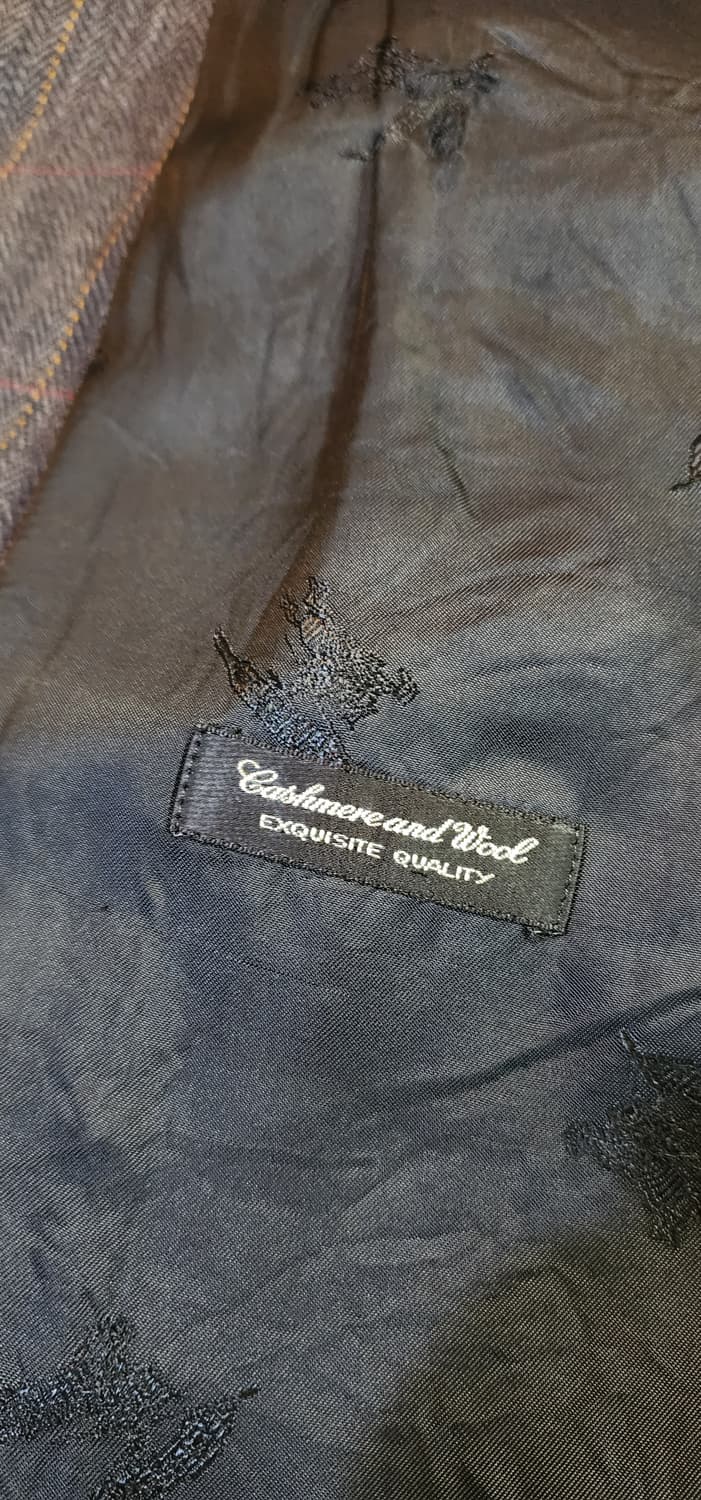 버버리 진그레이 헤링본 모직자켓 3XL(하자) 상품이미지9