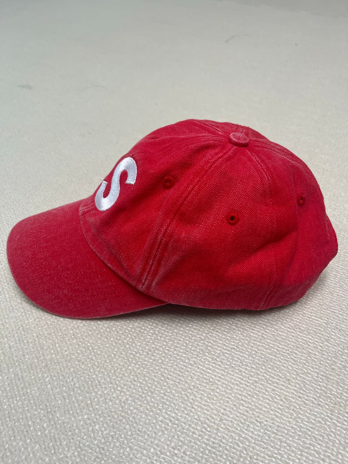 슈프림 피그먼트 코티드 s로고 캡 상품이미지5