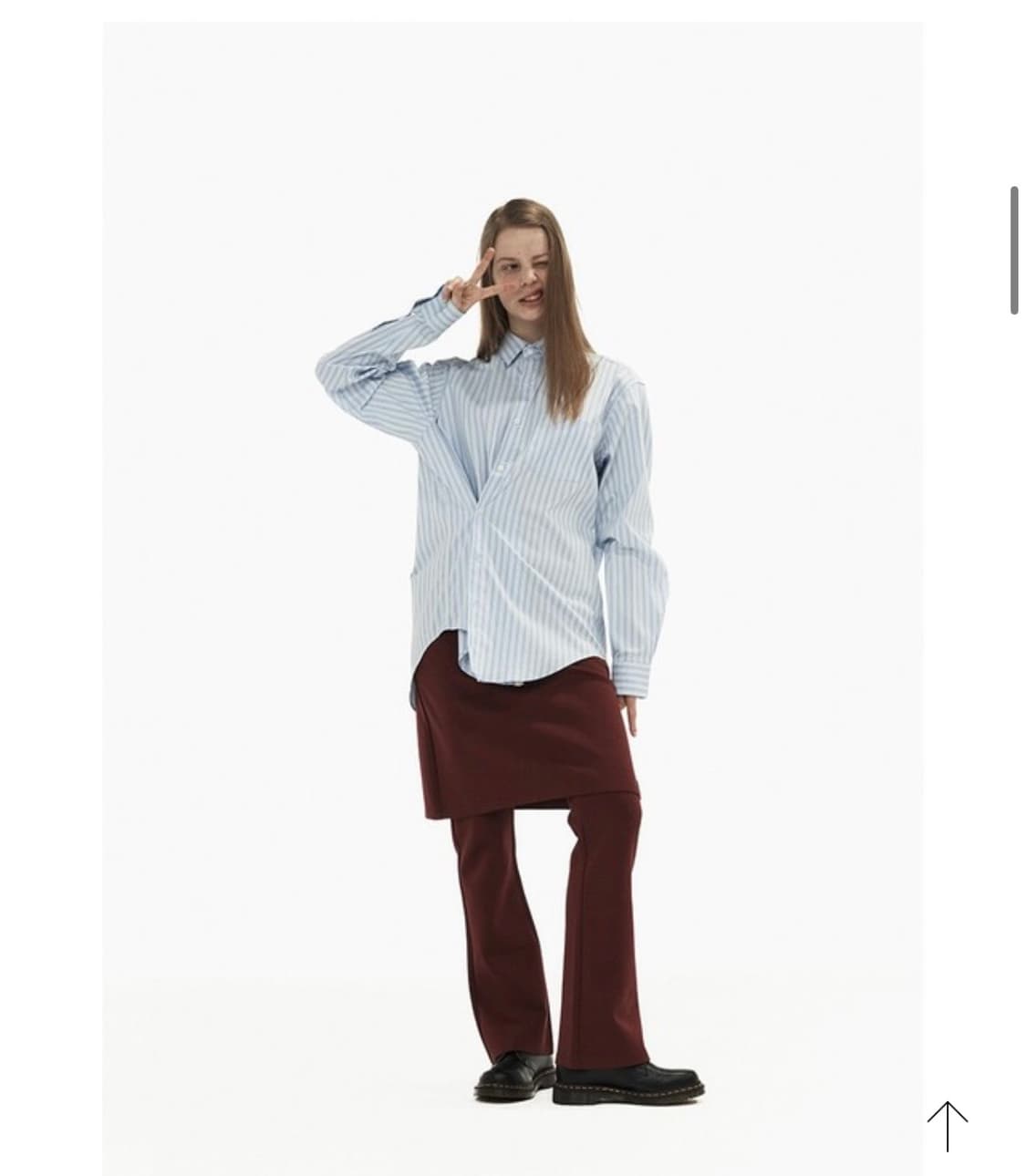 옷장정리 파격세일 싱킹디퍼 Wide Stripe Shirt 상품이미지2