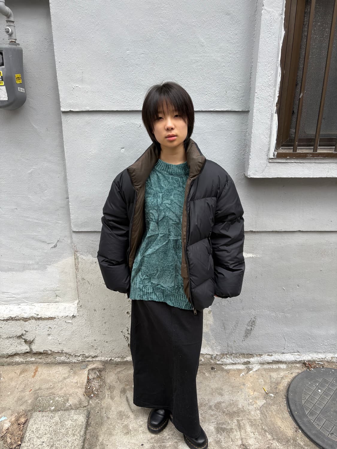 플랙 양면패딩 상품이미지1