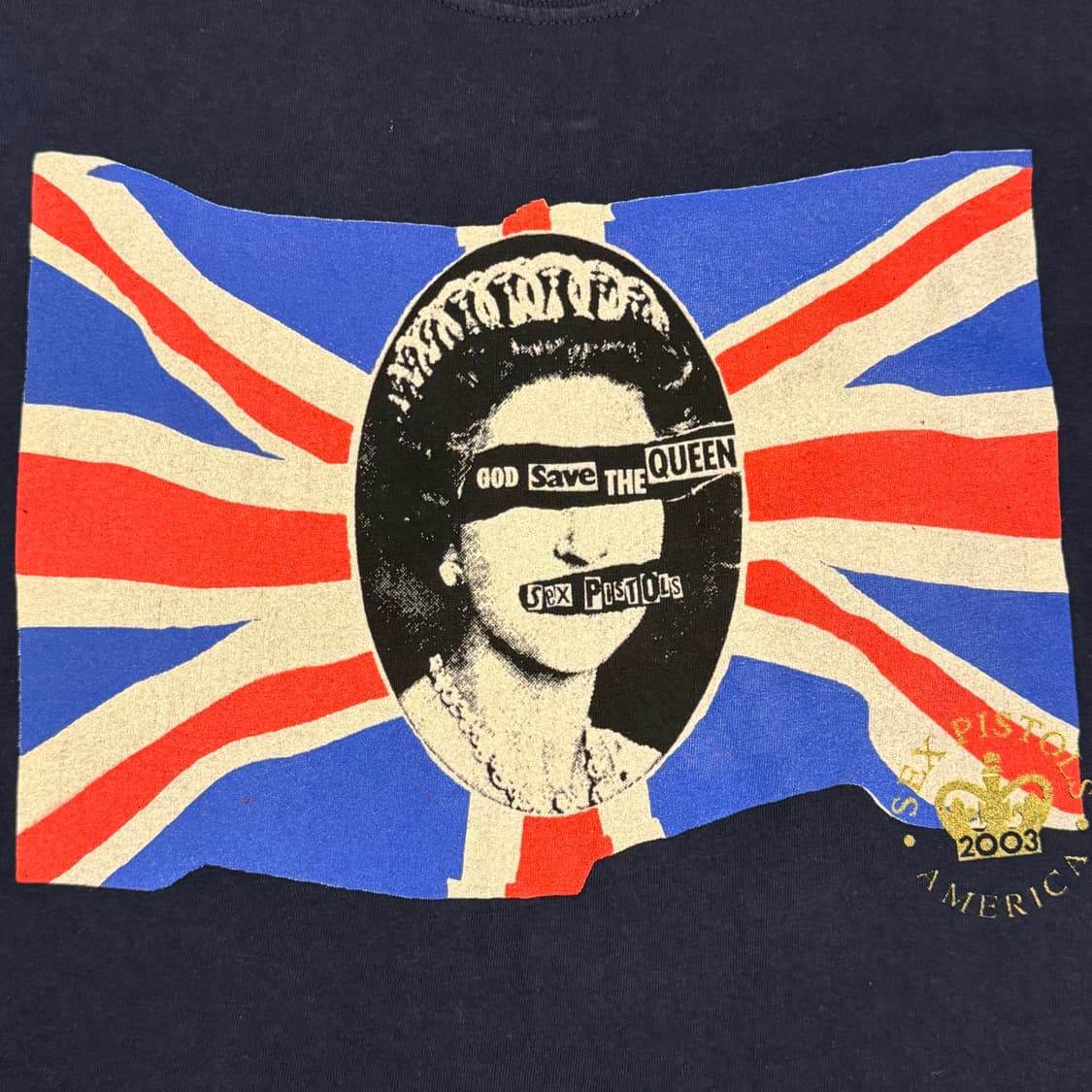 빈티지 00s 섹스 피스톨즈 God Save The Queen 밴드티 상품이미지3