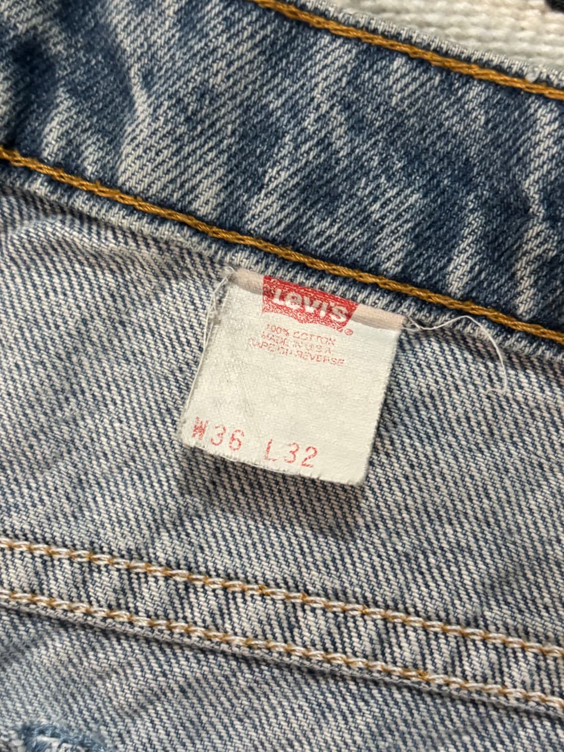 90's MADE IN USA 🇺🇸 리바이스 517 부츠컷 오렌지탭 상품이미지10