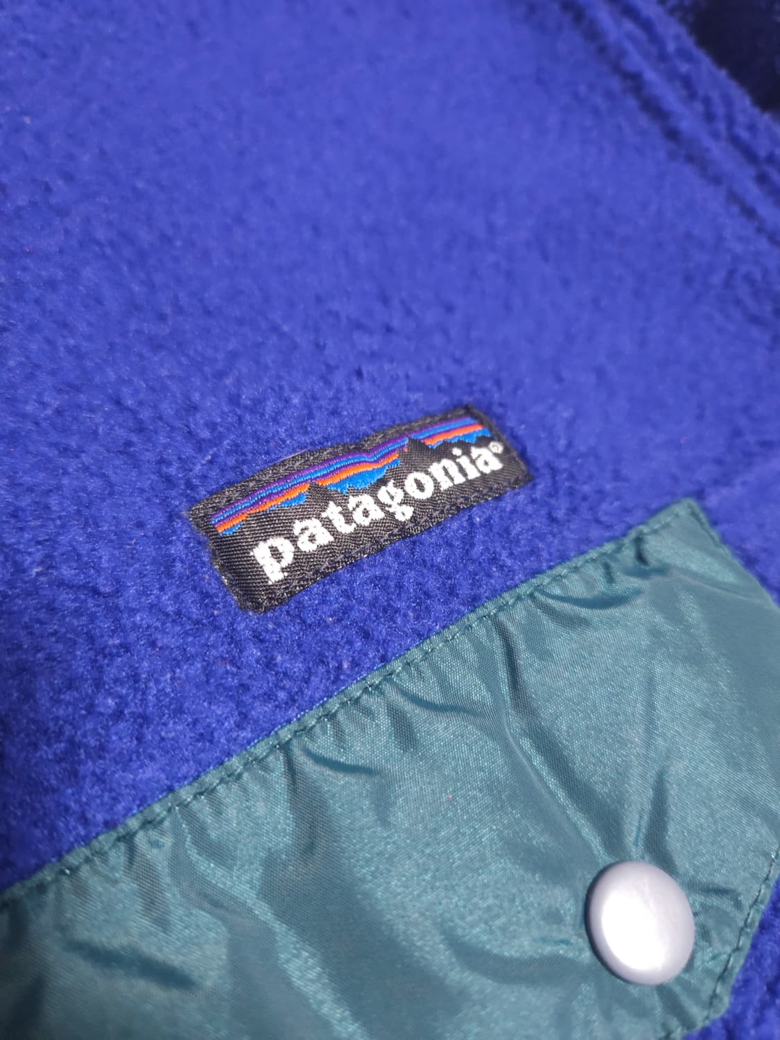 🇯🇲 [L] 파타고니아 신칠라 스냅티 올드 모델 - 퍼플 블루 상품이미지7