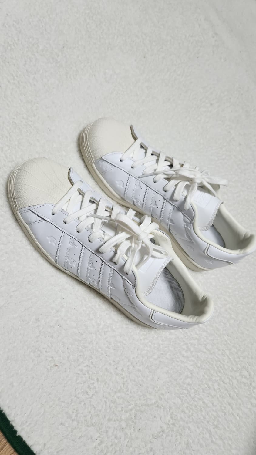 # 아디다스 슈퍼스타 클라우드 화이트 오프 화이트 270급처 상품이미지4