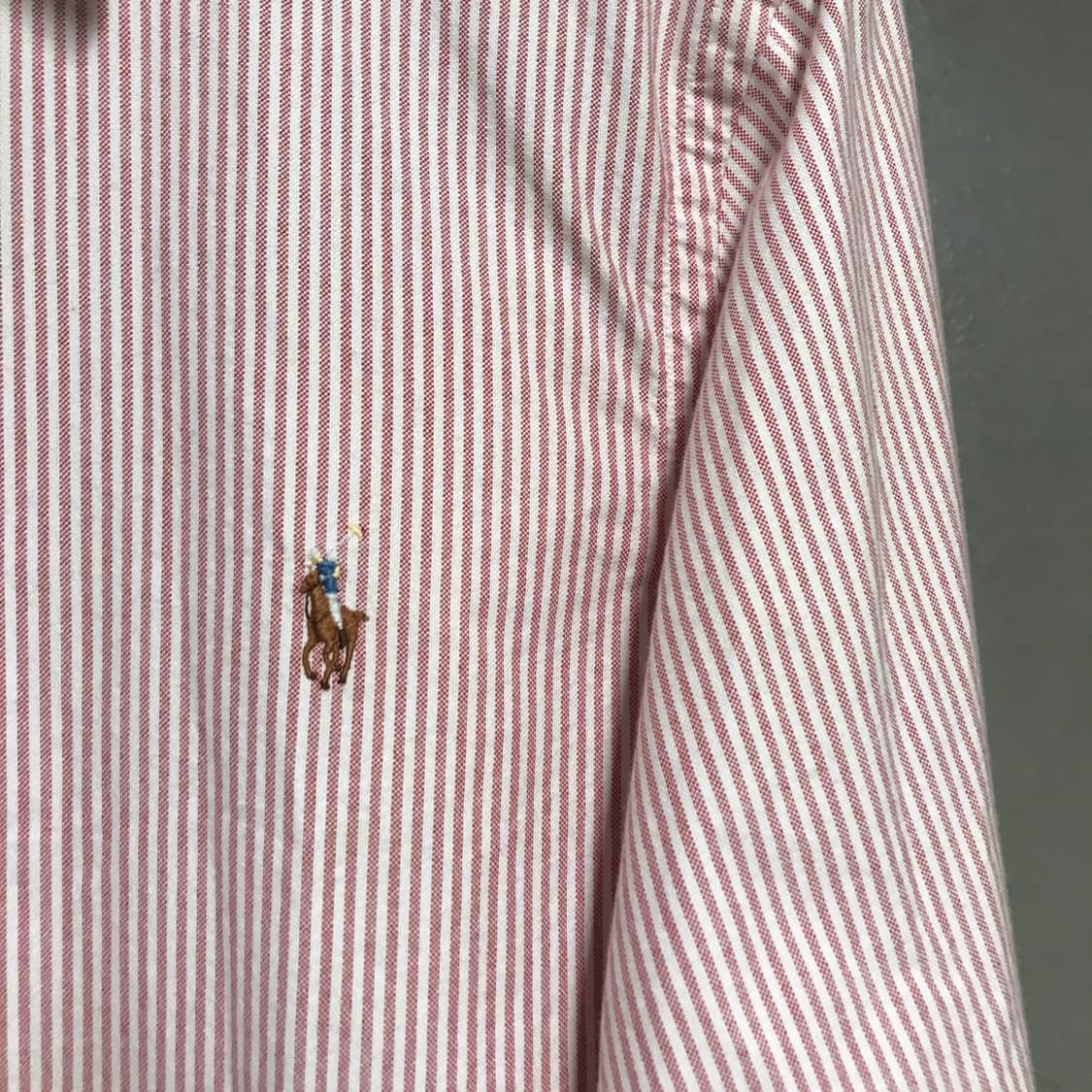 폴로 랄프로렌 QR 스트라이프 셔츠 S 상품이미지4