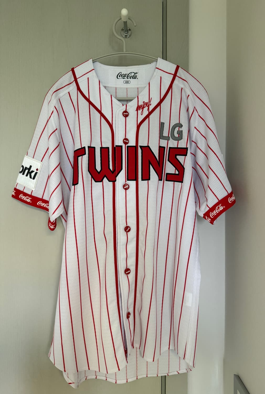 LG트윈스 코카콜라 어센틱 유니폼 홍창기 100 L 상품이미지1