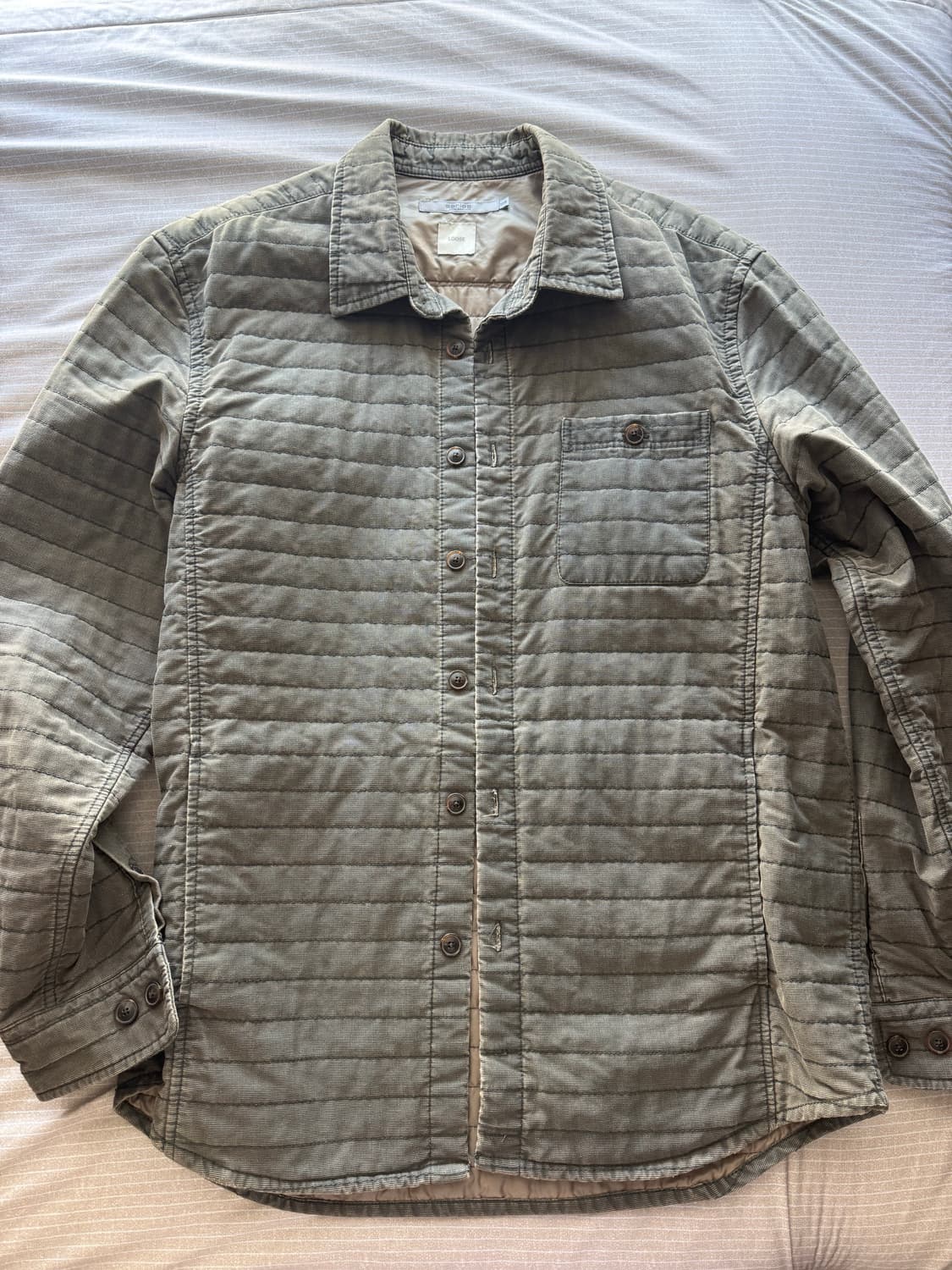 시리즈 남성 퀄팅 셔츠 자켓 105 상품이미지1