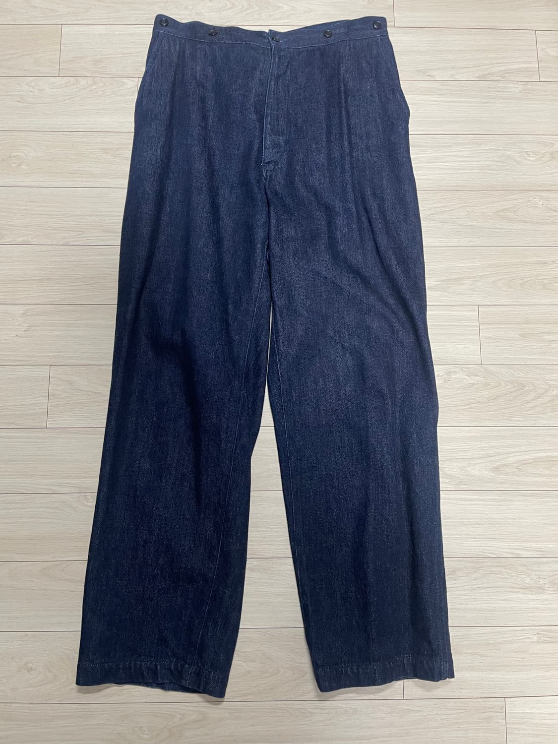 코모리 데님 오버팬츠(네이비/2사이즈) 상품이미지2