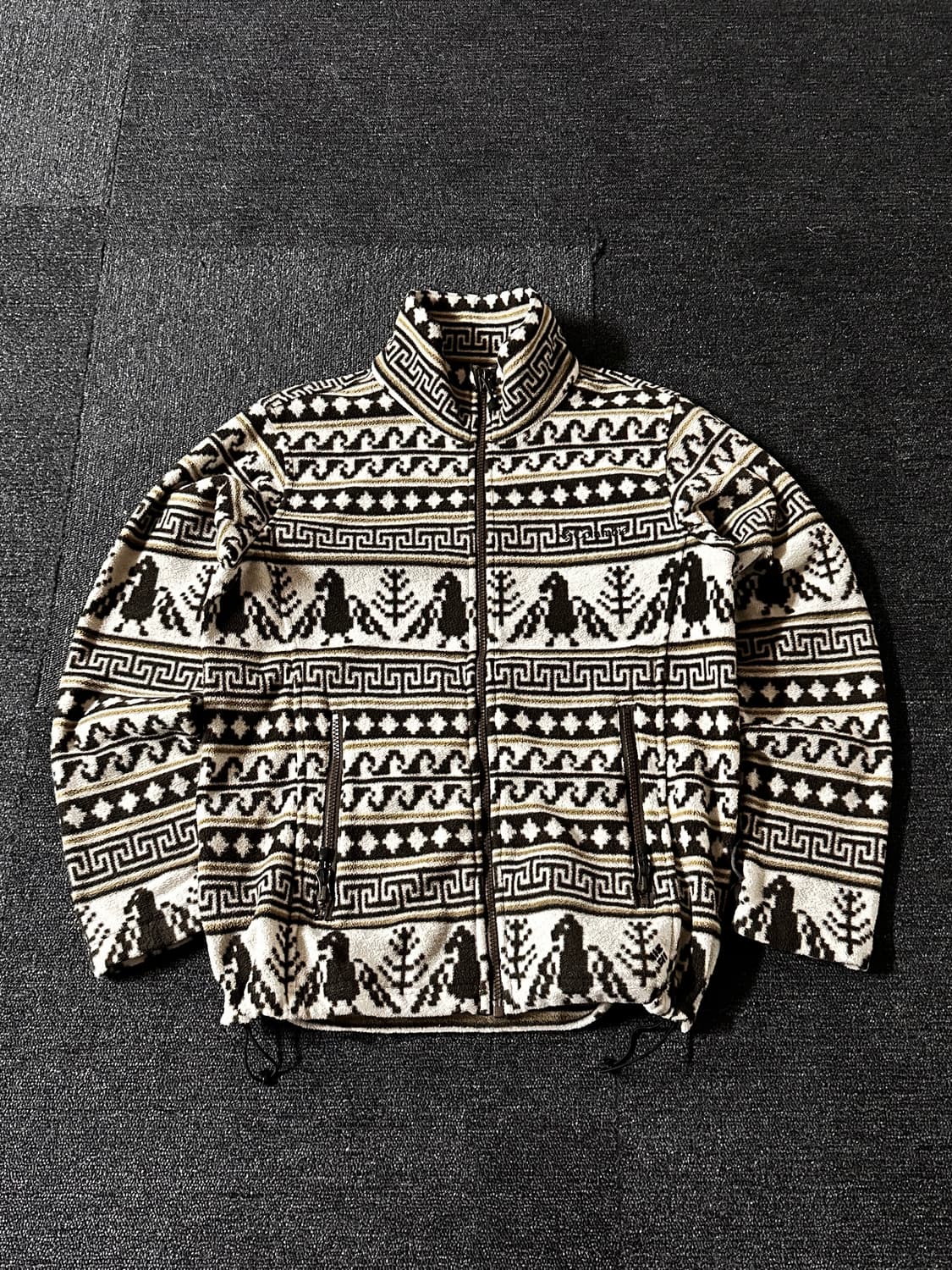 Columbia 에스닉 패턴 플리스 자켓 브라운 상품이미지2