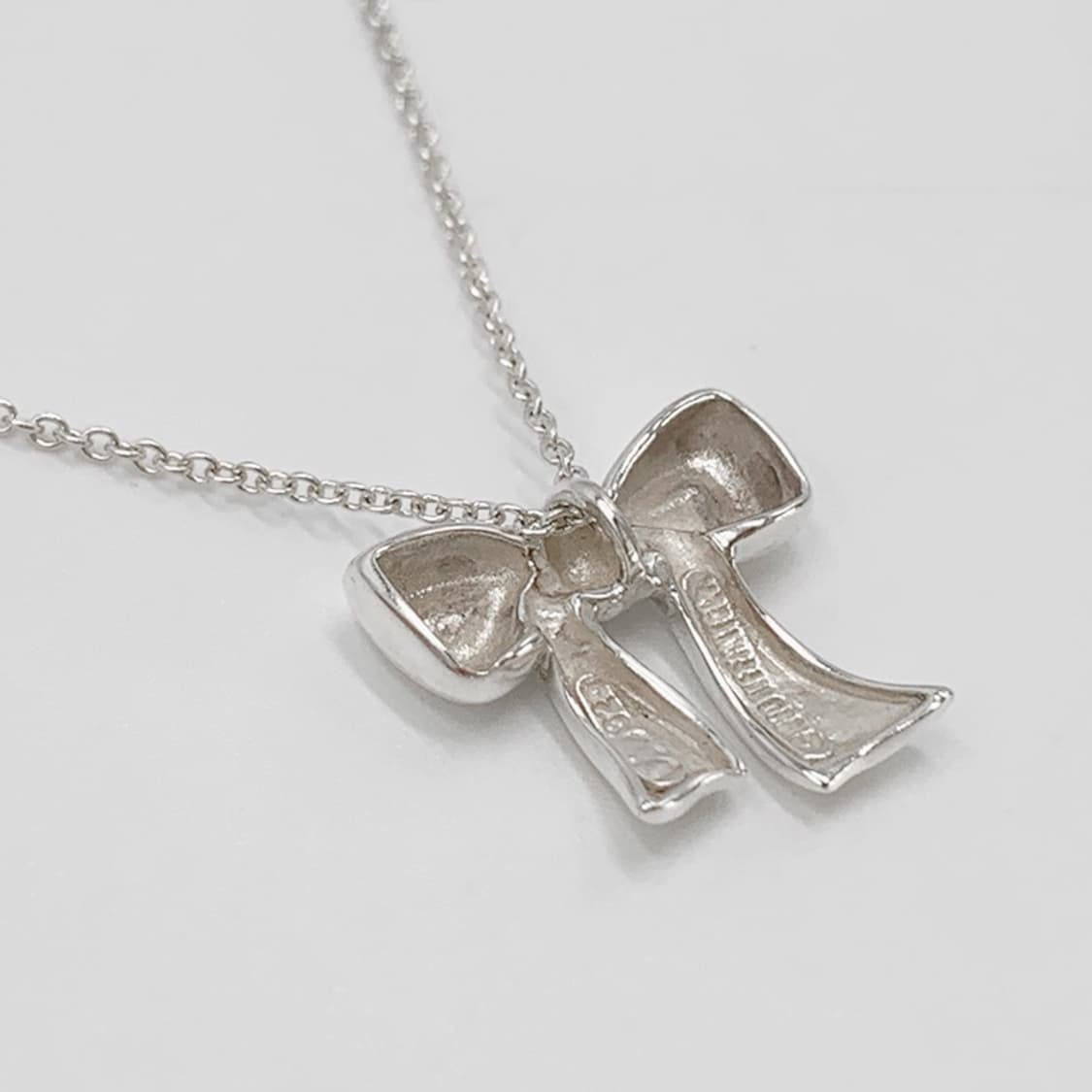 티파니 리본 펜던트 실버 목걸이 NO.107 상품이미지8