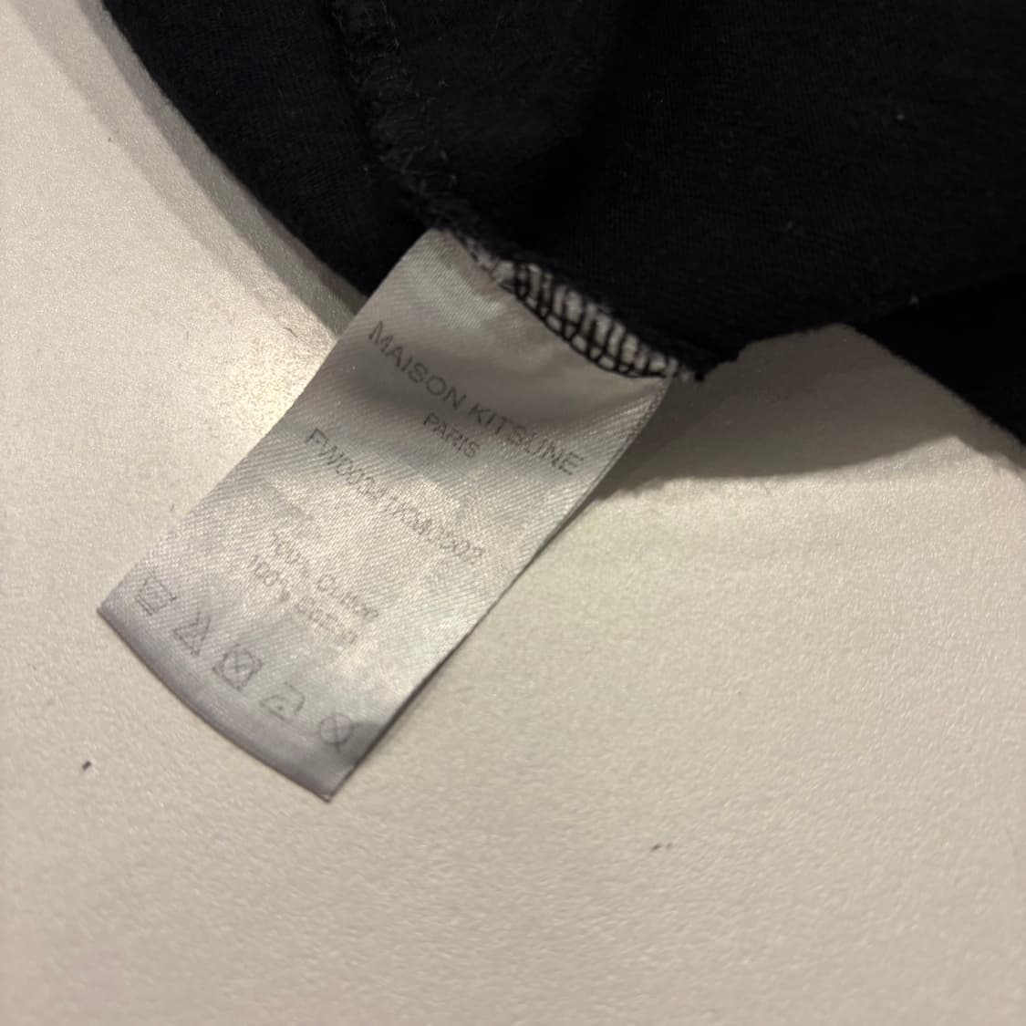 [M] 메종키츠네 폭스 반팔 티셔츠 블랙 D61 상품이미지5