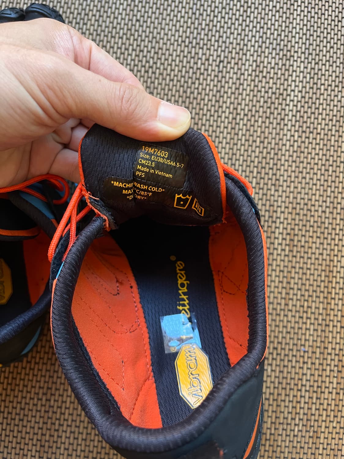 비브람 파이브핑거스 V-trail 2.0 blue 38사이즈 상품이미지3