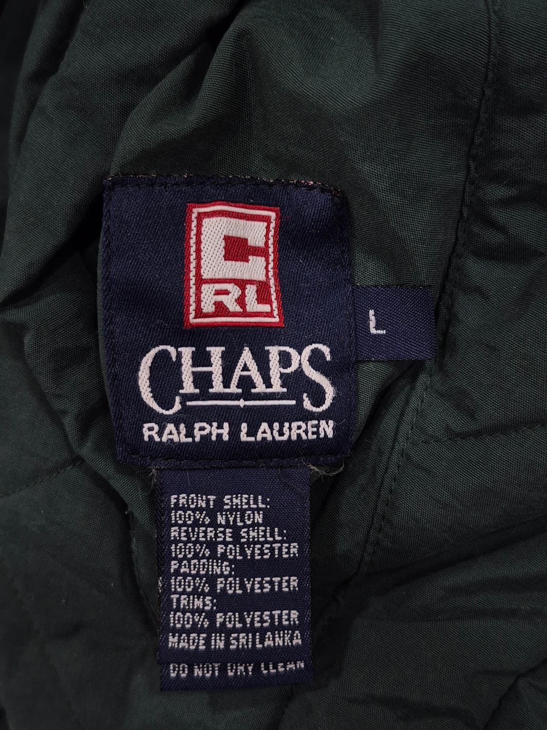 챕스 랄프로렌 리버시블 패딩 조끼 남성 100사이즈 상품이미지7