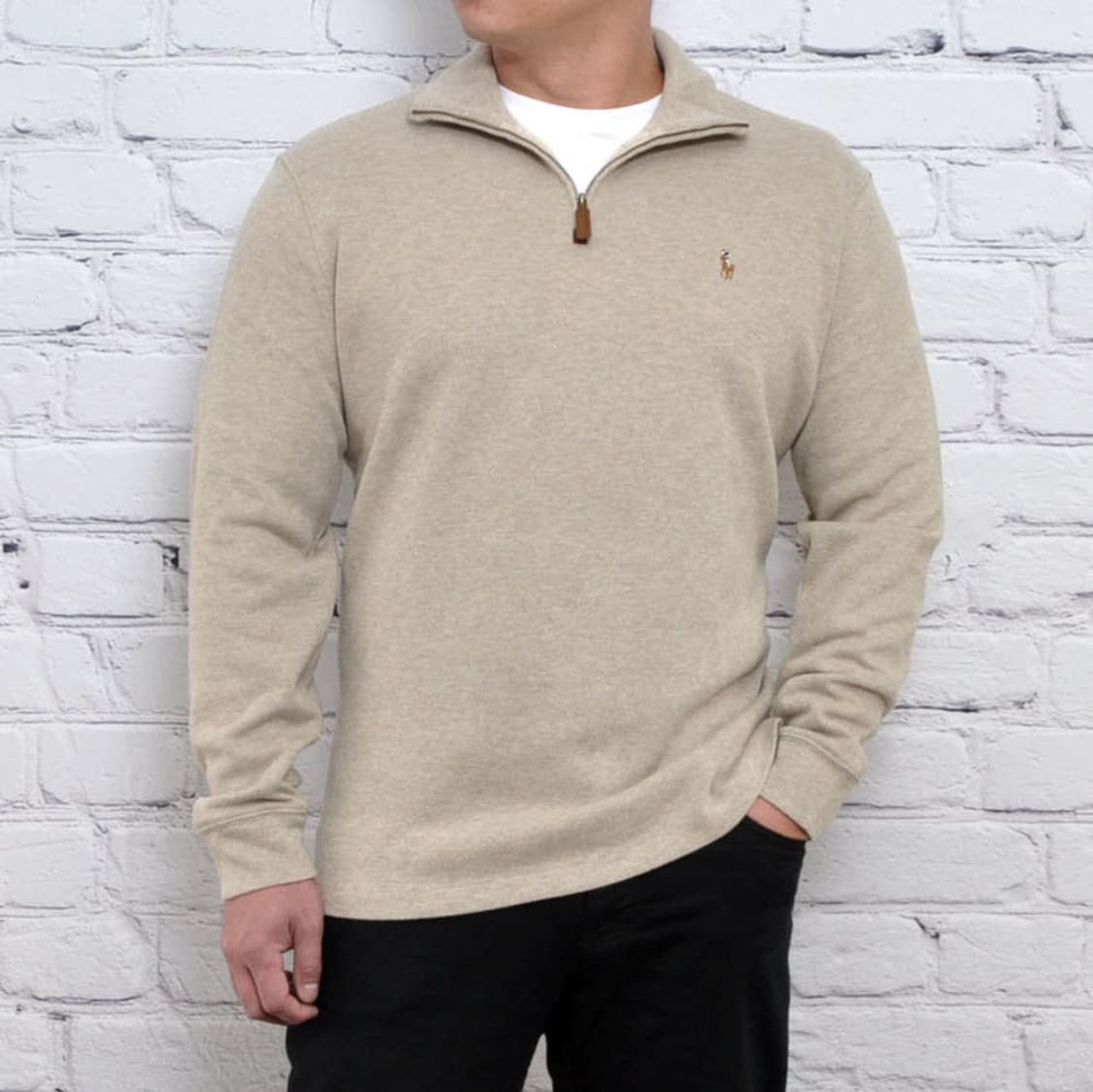 폴로 니트집업 xl 상품이미지1