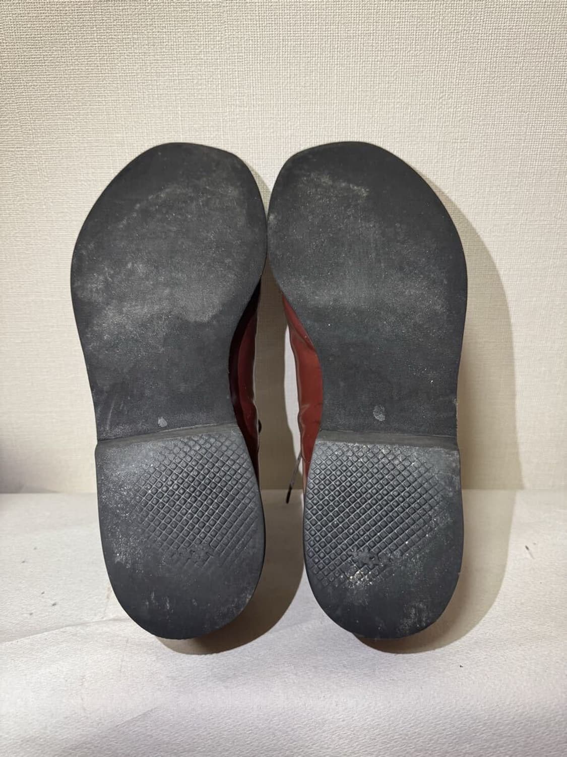 구찌 버건디 레더 슈즈 상품이미지4