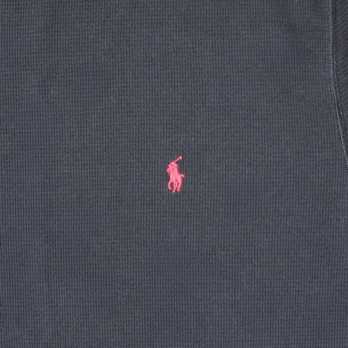 Polo 폴로 랄프로렌 블랙 와플 라운드 반팔 상품이미지2