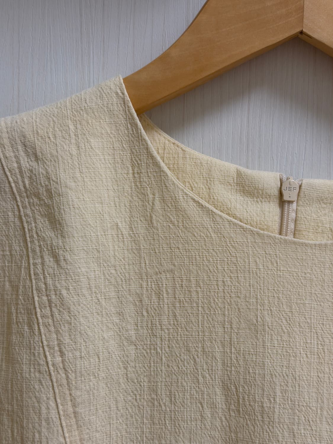 연노랑 반팔 원피스 판매합니다  상품이미지5