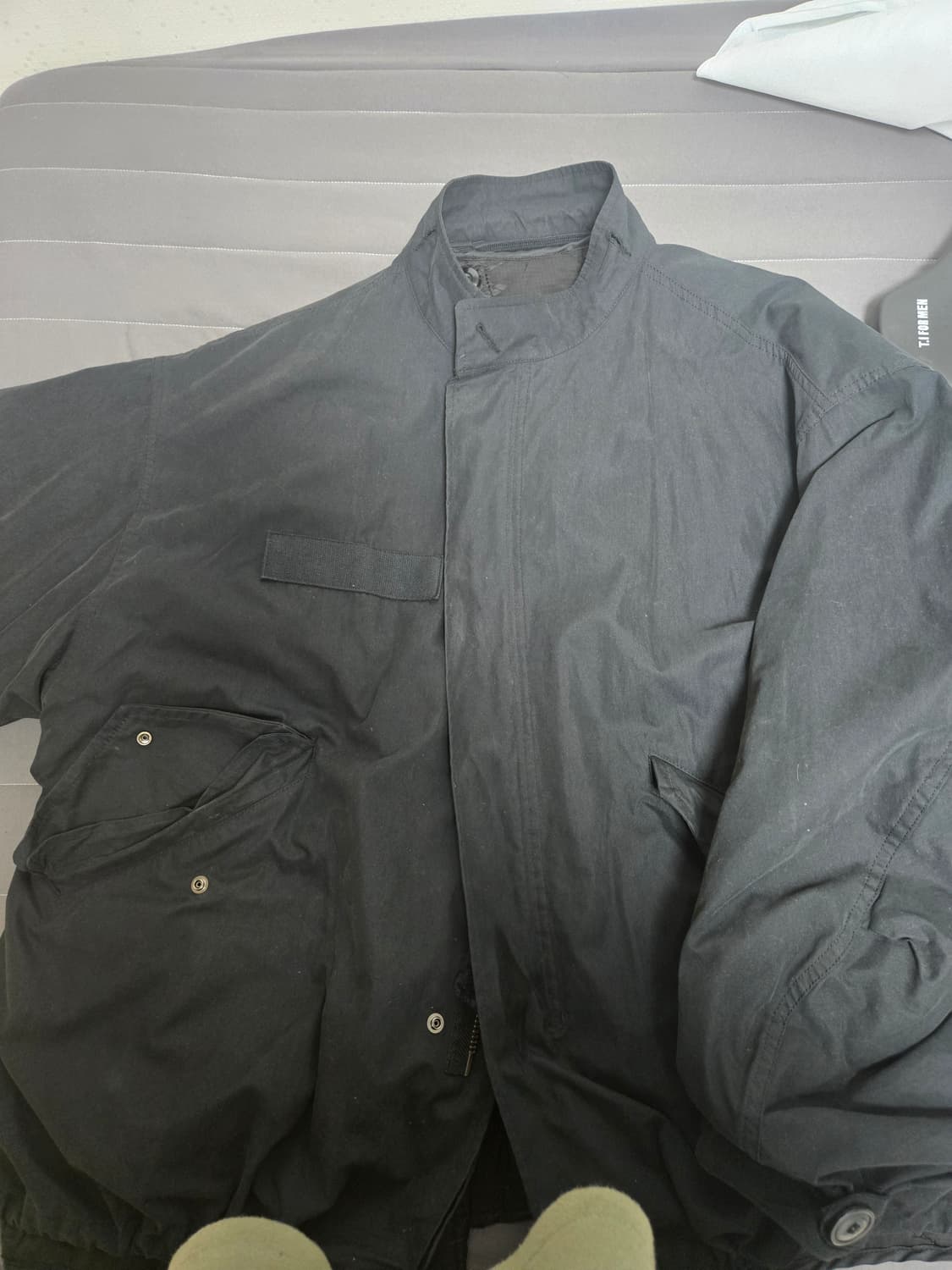 [105~110] 프릭스스토어 m65 숏 개파카 세트 블랙 상품이미지2