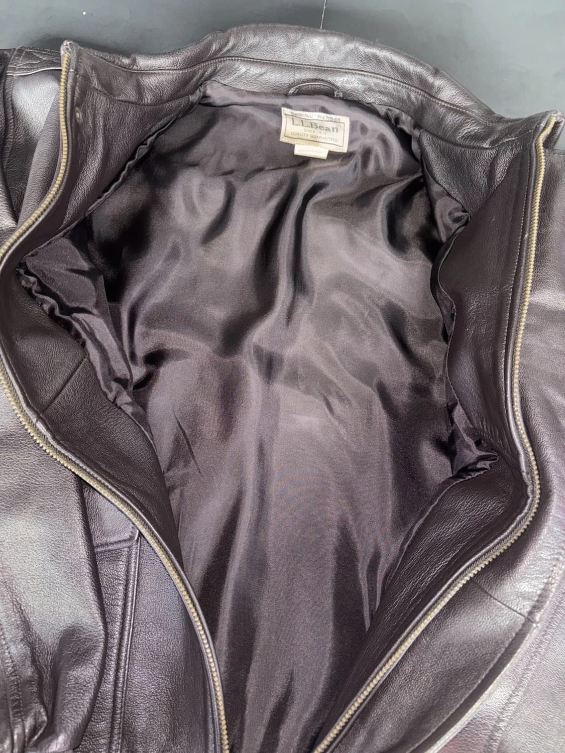 엘엘빈 빈티지 A-2 타입 가죽 항공 재킷 상품이미지6