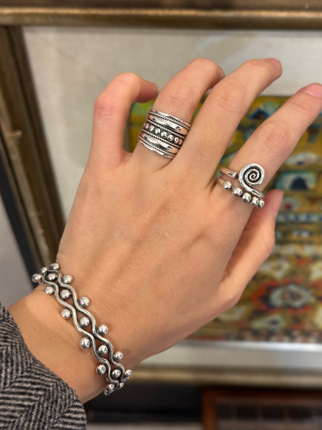 Spiral Still 925Silver Ring 상품이미지7