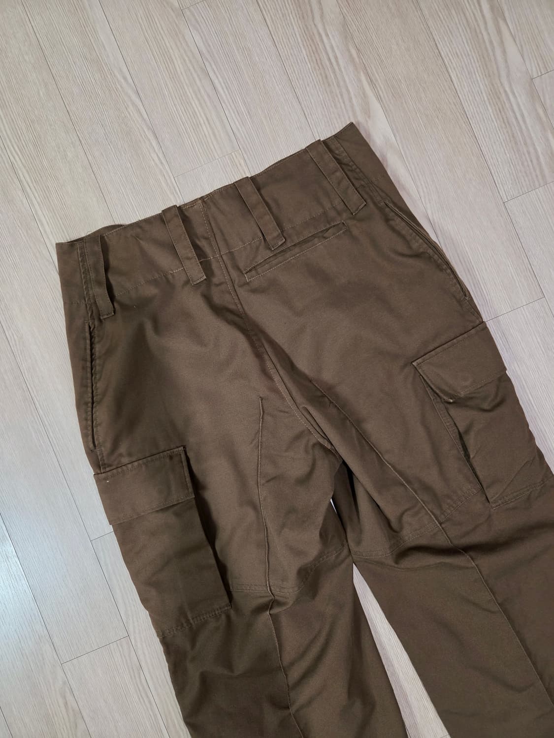 핸드워크 초코 브라운 레귤러 카고 팬츠 상품이미지5