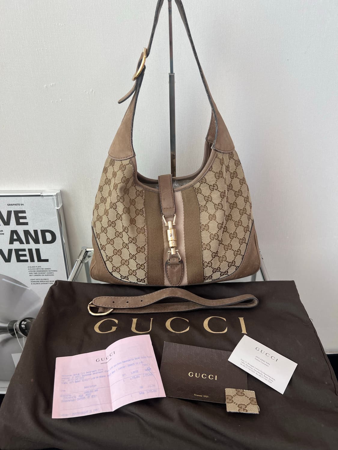 구찌 재키 GG 로고 숄더백 상품이미지3