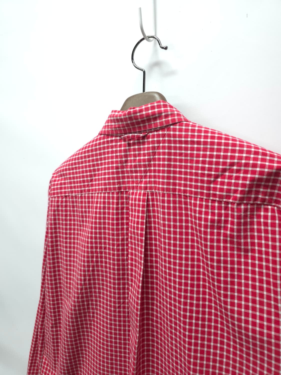 타미힐피거 클래식 레드 체크 버튼다운 셔츠(110) 상품이미지9