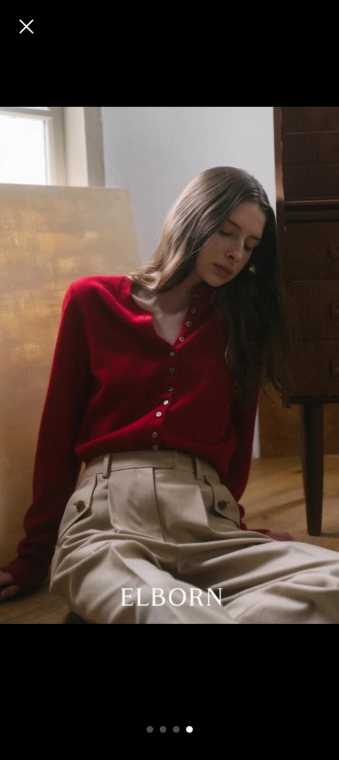 엘보른 캐시미어 가디건 Cashmere Silk Cardigan S 상품이미지1