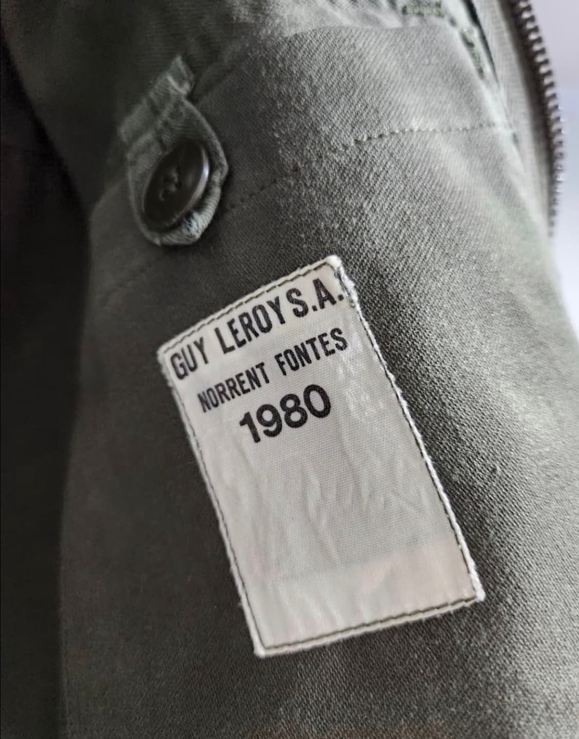 80s 프랑스군 자켓(마르지엘라 아티저널 원본) 상품이미지3