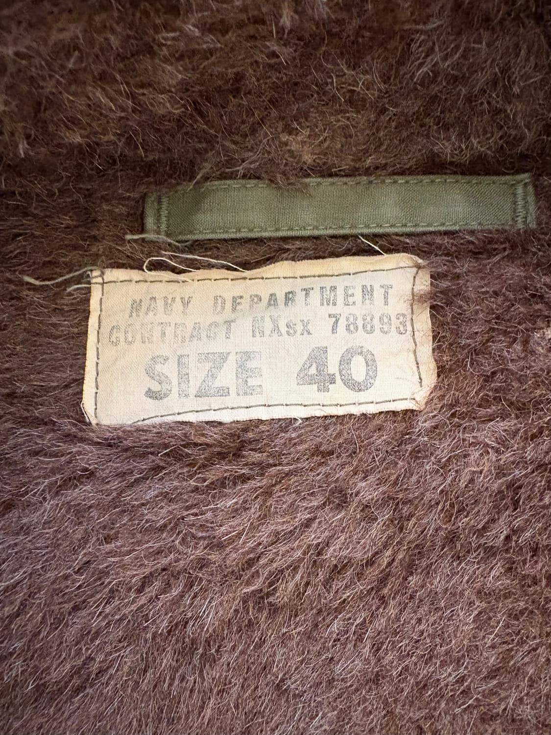 40’s USN N-2 General Alpaca Deck Coat 상품이미지5