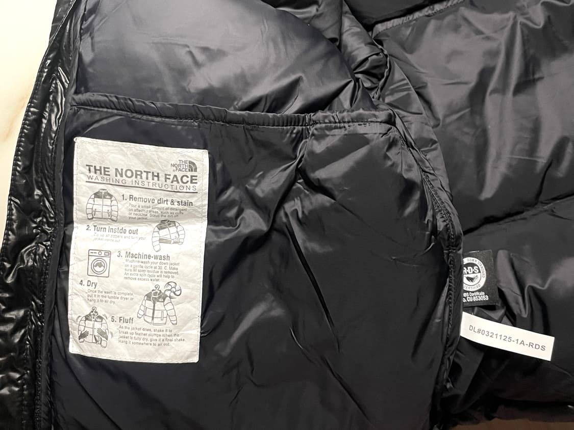 노스페이스 눕시 패딩 블랙 M(90) 상품이미지4