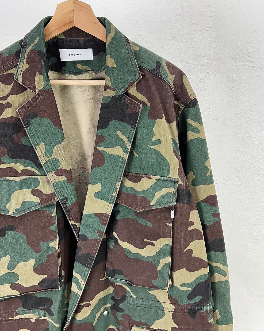 파세타즘 2015 벌수스 가먼트 워시 우드랜드 밀리터리 자켓 상품이미지3