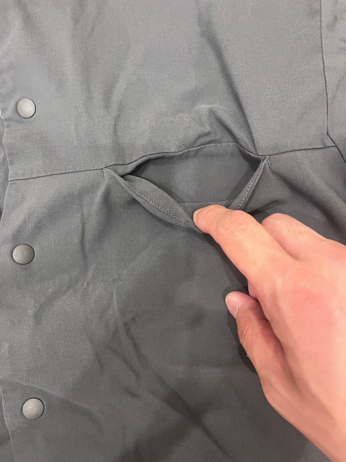 Edwin 1/2 Snap Button Shirts (L) 상품이미지5