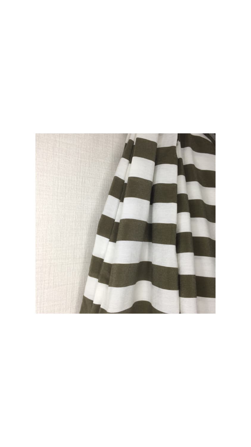 트리콧 꼼데가르송 브라운 글로시 스트라이프 스커트 상품이미지5